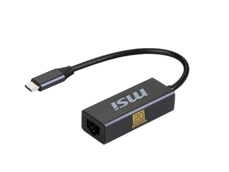 Cổng chuyển đổi MSI TypeC Gigabit Ethernet